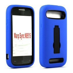 ZTE Warp Sync N9515 Armor Hybrid Stand Case (Blue Black)
